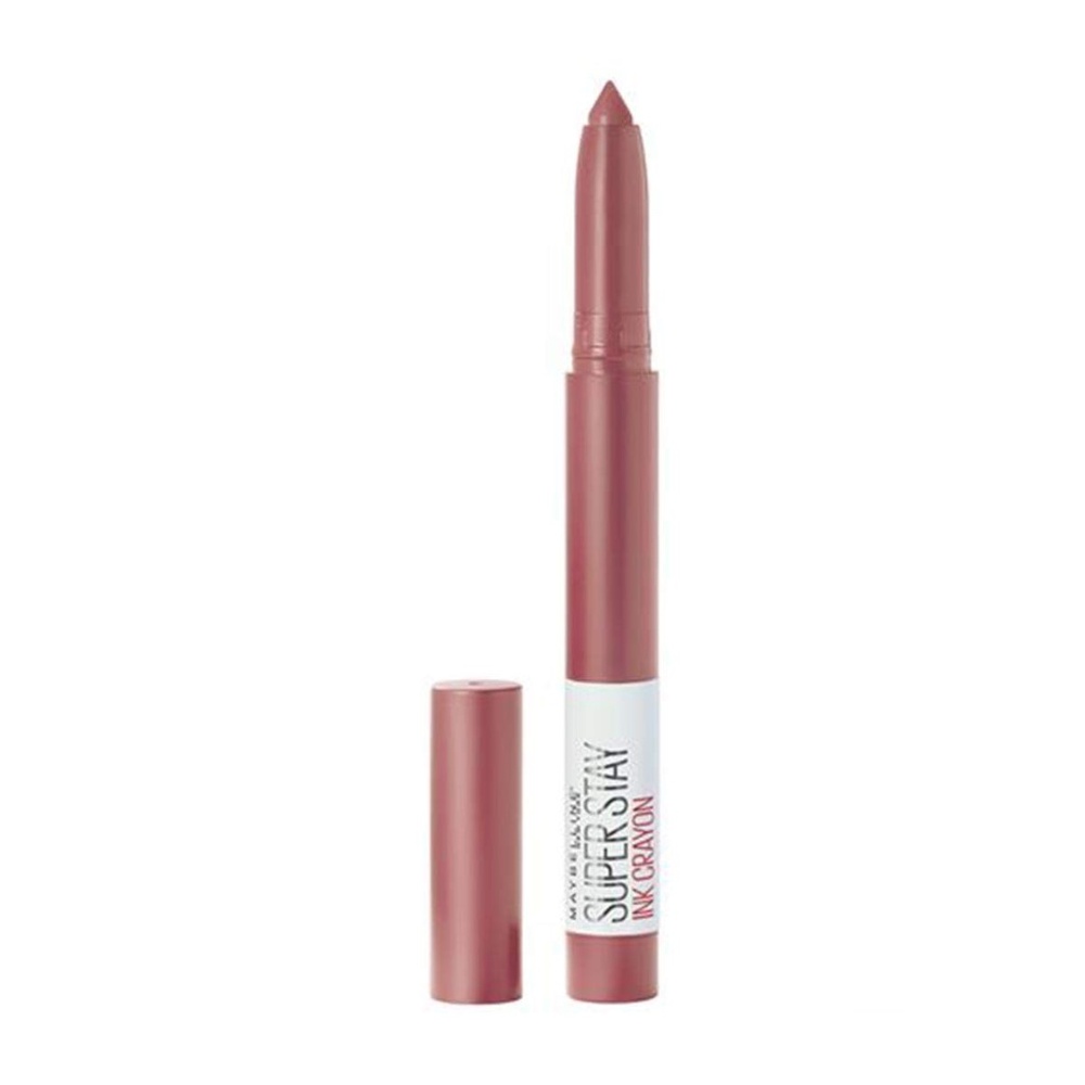 MAYBELLINE Super Stay Ink Crayon Lipstick  Mauve Nude 15 Lead the way